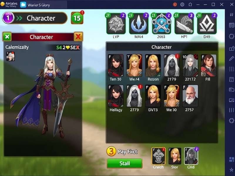 Warrior S Glory Game Screenshot